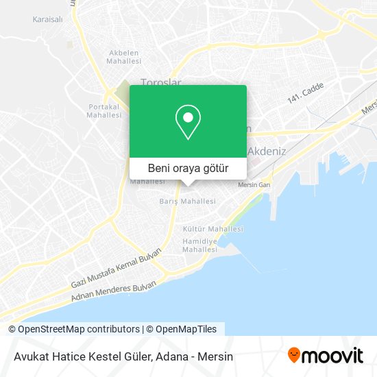 Avukat Hatice Kestel Güler harita
