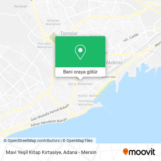 Mavi Yeşil Kitap Kırtasiye harita