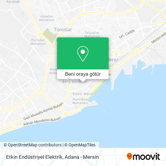 Etkin Endüstriyel Elektrik harita
