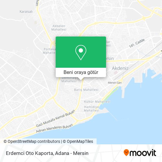 Erdemci Oto Kaporta harita