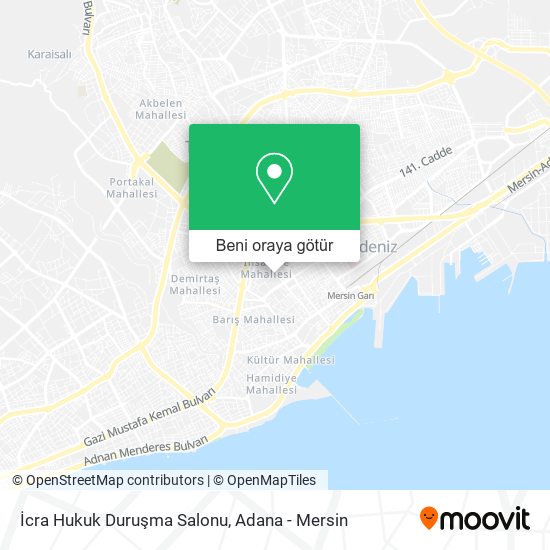 İcra Hukuk Duruşma Salonu harita