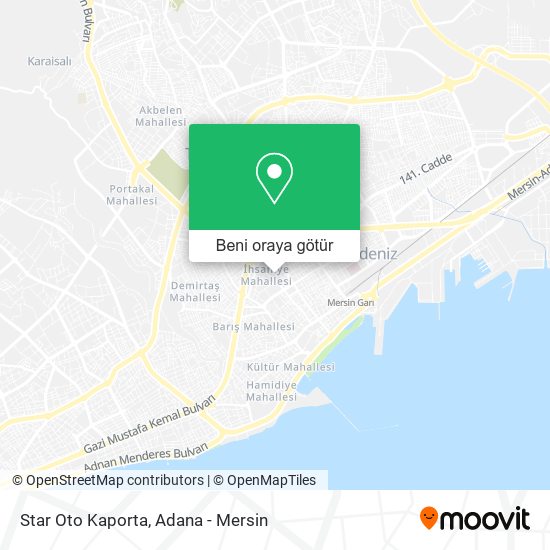 Star Oto Kaporta harita