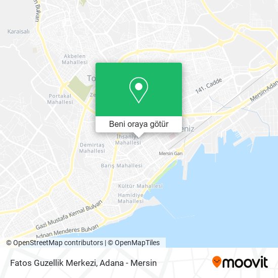 Fatos Guzellik Merkezi harita