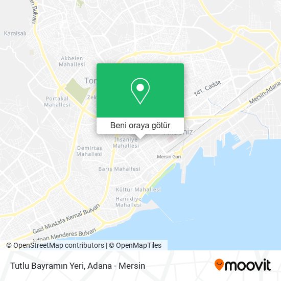 Tutlu Bayramın Yeri harita