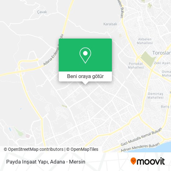 Payda Inşaat Yapı harita