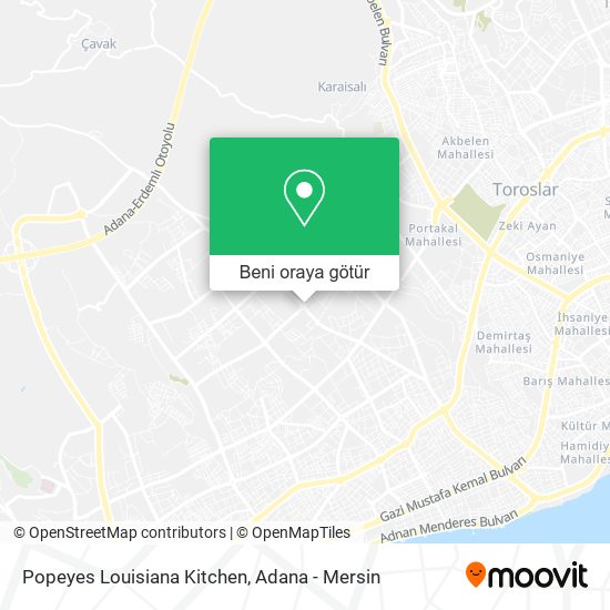 Popeyes Louisiana Kitchen harita