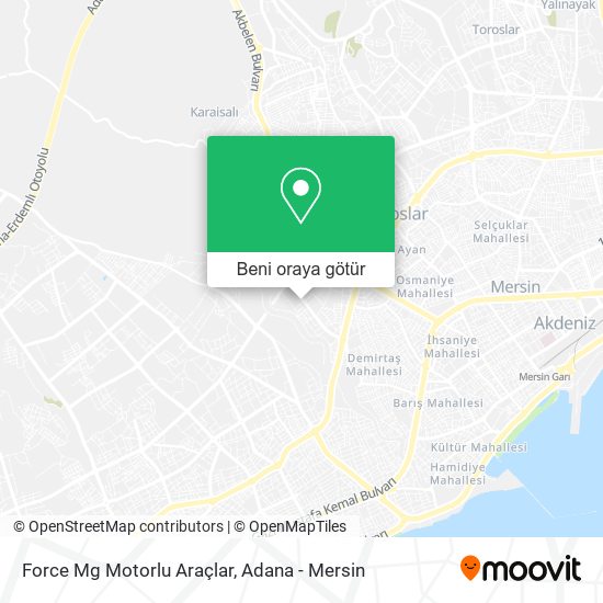 Force Mg Motorlu Araçlar harita