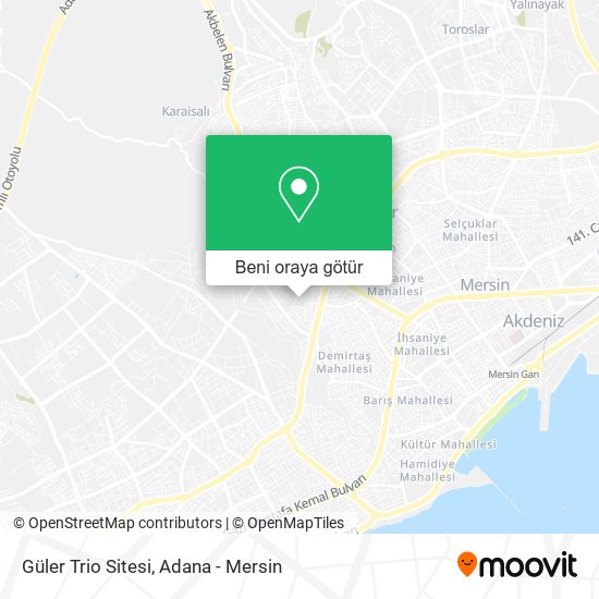Güler Trio Sitesi harita
