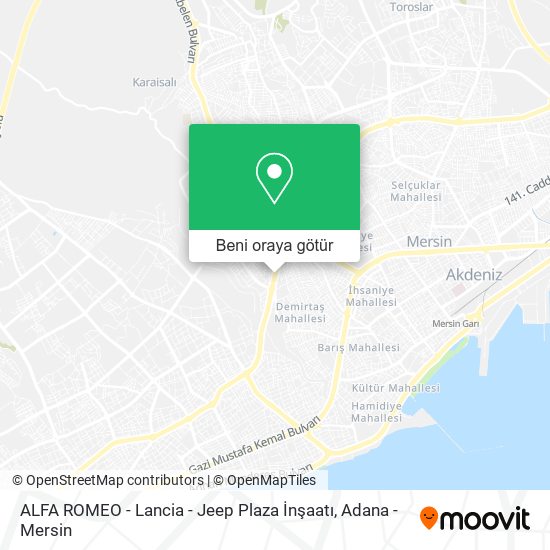 ALFA ROMEO - Lancia - Jeep Plaza İnşaatı harita