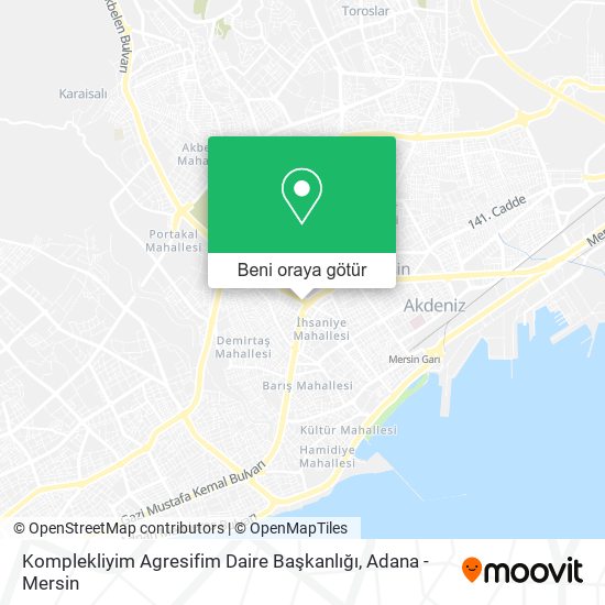 Komplekliyim Agresifim Daire Başkanlığı harita