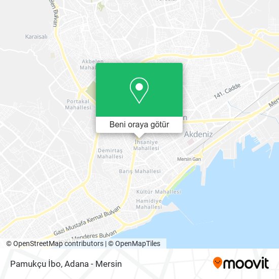 Pamukçu İbo harita