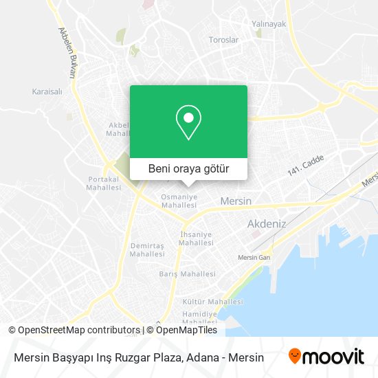 Mersin Başyapı Inş Ruzgar Plaza harita