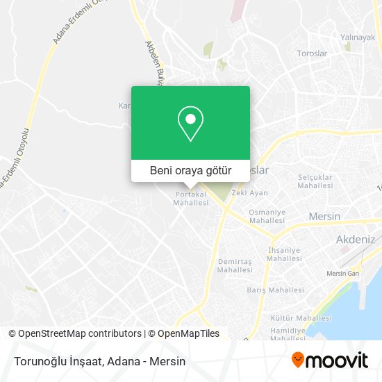 Torunoğlu İnşaat harita