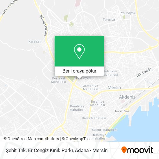 Şehit Tnk. Er Cengiz Kınık Parkı harita