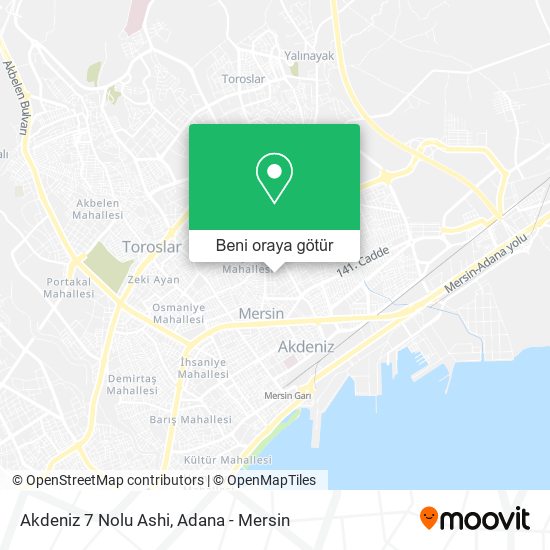 Akdeniz 7 Nolu Ashi harita