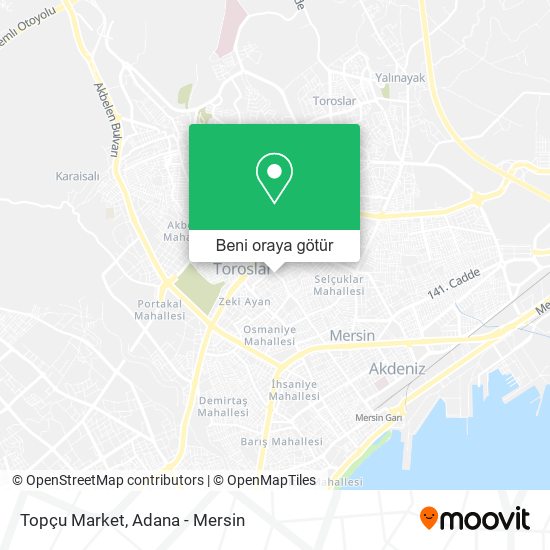Topçu Market harita