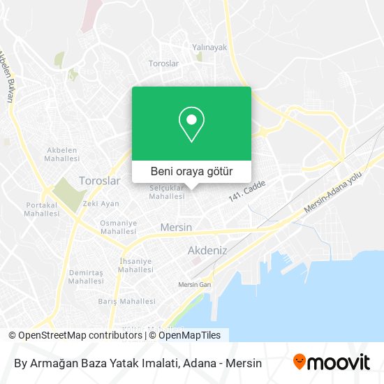 By Armağan Baza Yatak Imalati harita