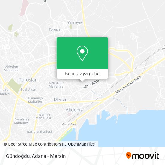 Gündoğdu harita