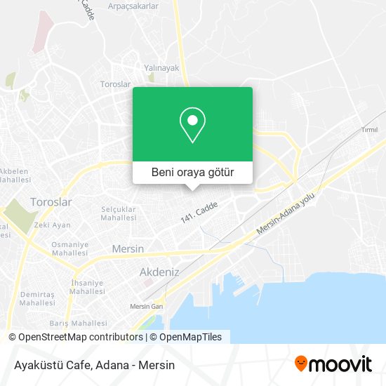 Ayaküstü Cafe harita