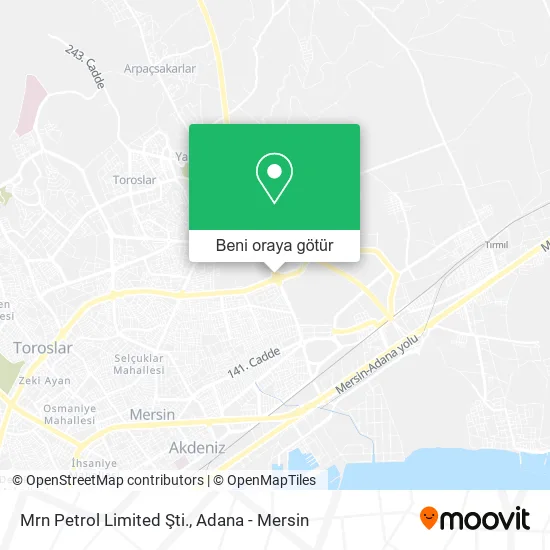 Mrn Petrol Limited Şti. harita