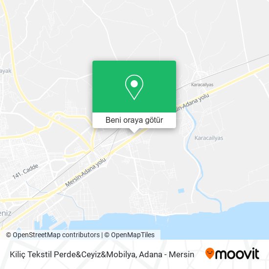 Kiliç Tekstil Perde&Ceyiz&Mobilya harita