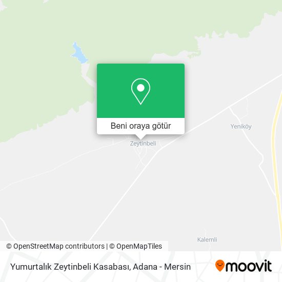 Yumurtalık Zeytinbeli Kasabası harita
