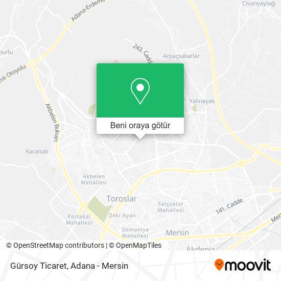 Gürsoy Ticaret harita