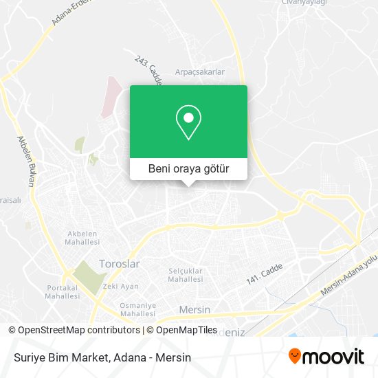 Suriye Bim Market harita