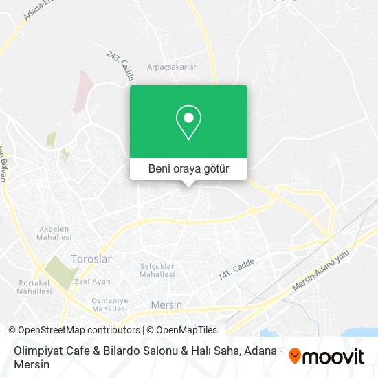 Olimpiyat Cafe & Bilardo Salonu & Halı Saha harita
