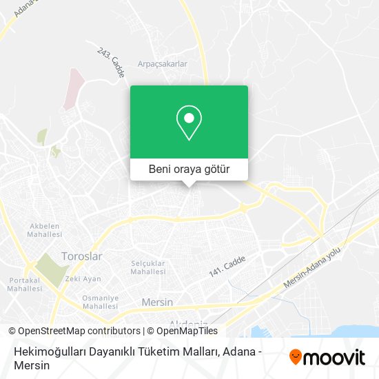 Hekimoğulları Dayanıklı Tüketim Malları harita