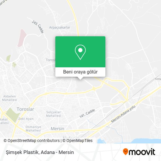 Şimşek Plastik harita