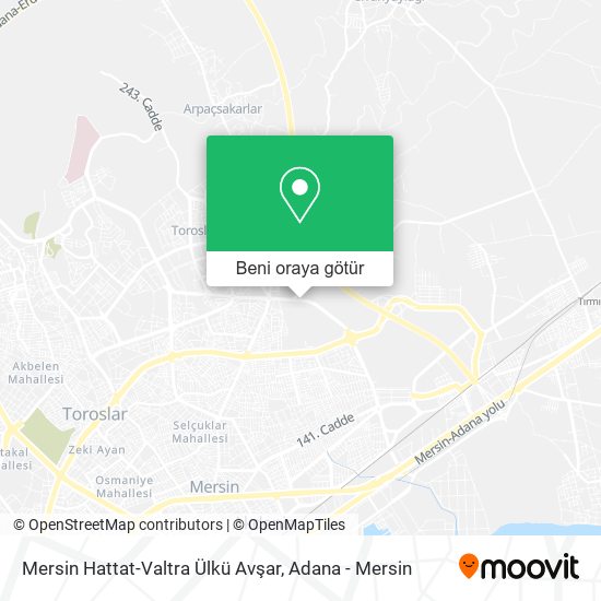 Mersin Hattat-Valtra Ülkü Avşar harita