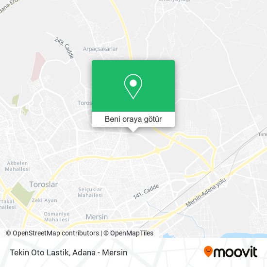 Tekin Oto Lastik harita
