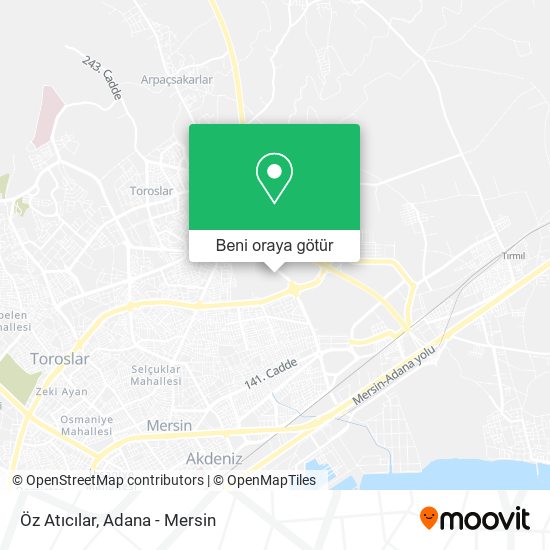 Öz Atıcılar harita