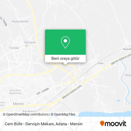 Cem Büfe - Dervişin Mekanı harita