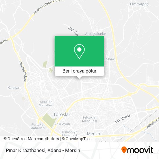 Pınar Kıraathanesi harita