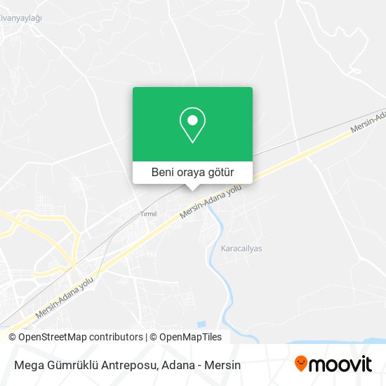 Mega Gümrüklü Antreposu harita