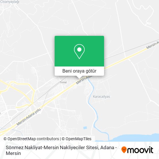 Sönmez Nakliyat-Mersin Nakliyeciler Sitesi harita