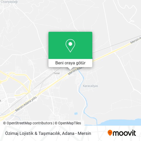 Özimaj Lojistik & Taşımacılık harita