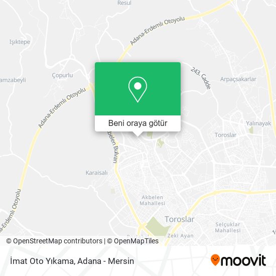 İmat Oto Yıkama harita