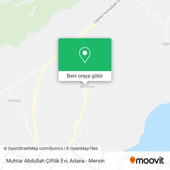 Muhtar Abdullah Çiftlik Evi harita