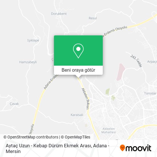 Aytaç Uzun - Kebap Dürüm Ekmek Arası harita