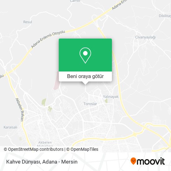 Kahve Dünyası harita