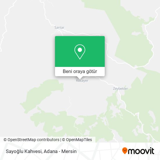 Sayoğlu Kahvesi harita