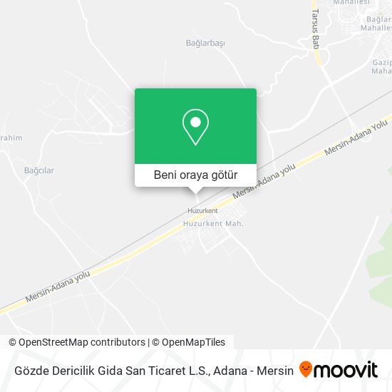 Gözde Dericilik Gida San Ticaret L.S. harita