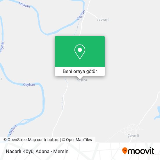 Nacarlı Köyü harita
