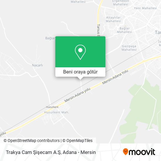 Trakya Cam Şişecam A.Ş harita