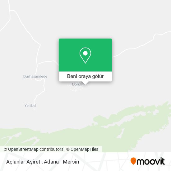 Açlanlar Aşireti harita