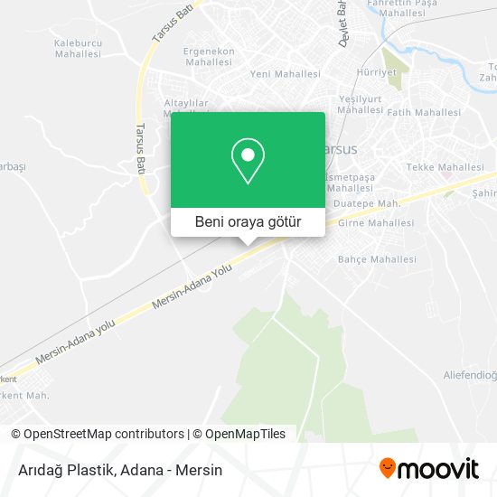 Arıdağ Plastik harita