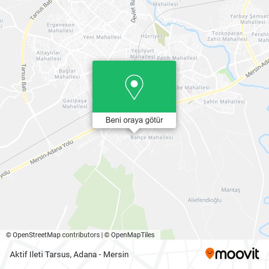 Aktif Ileti Tarsus harita